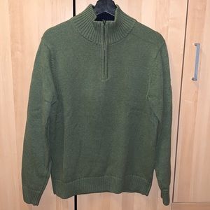 LL Bean Quarter Zip Sweater